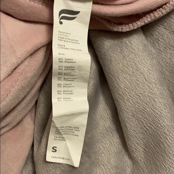Adorable! Fabletics Velour Pullover with Hood - Picture 6 of 10